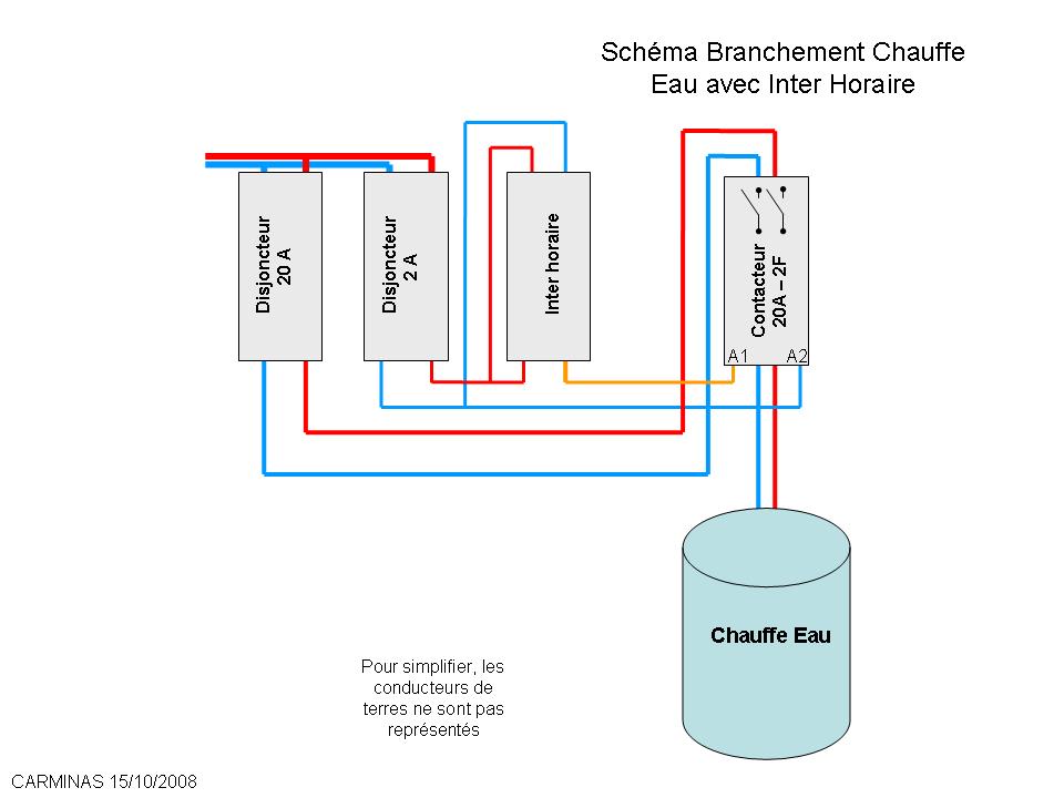 Schema electrique chauffe-eau