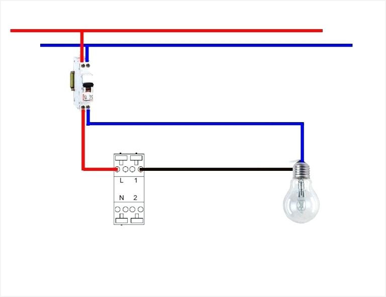 Schema electrique lumiere exterieur