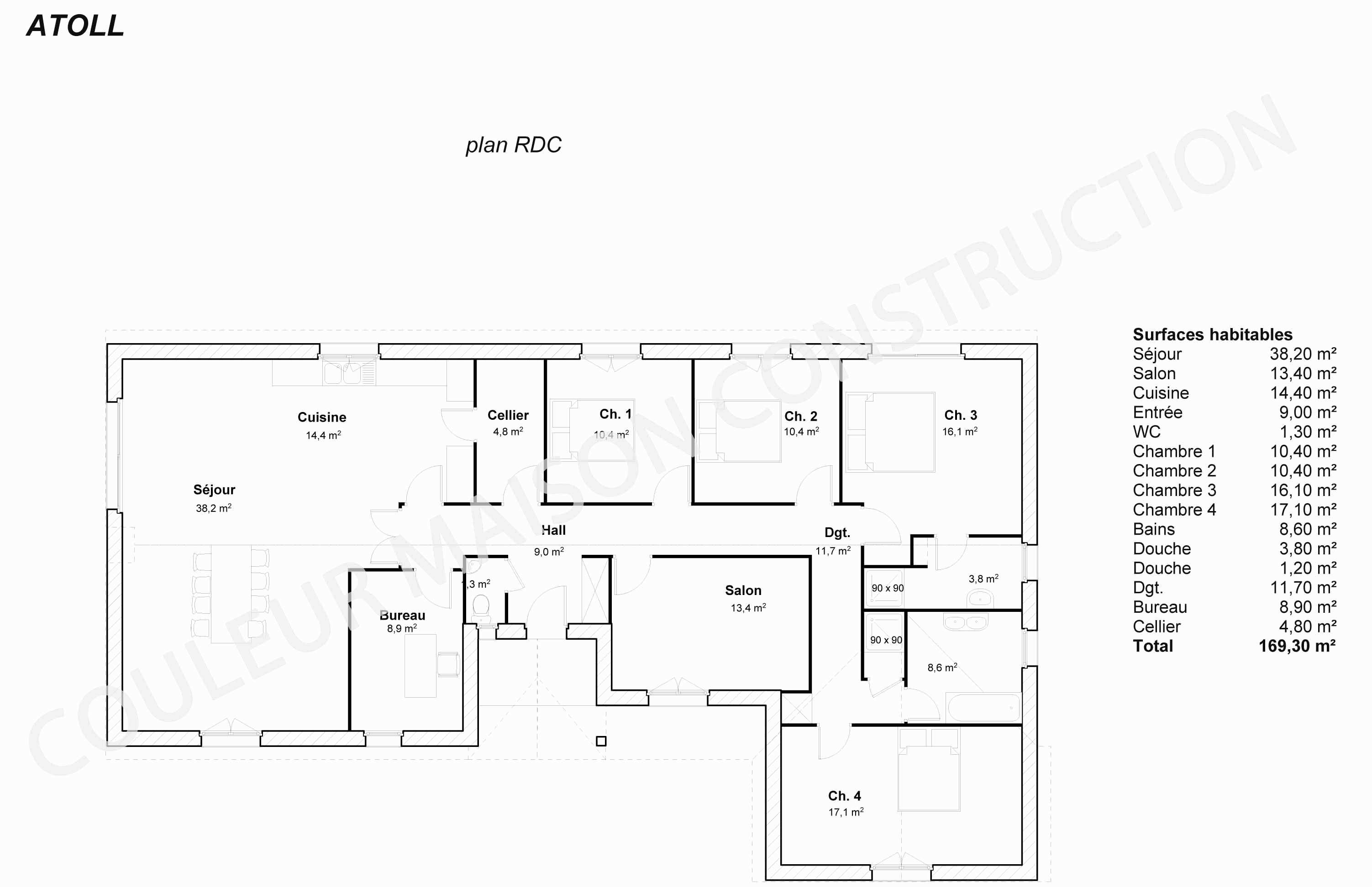 Schema electrique maison 180 m2