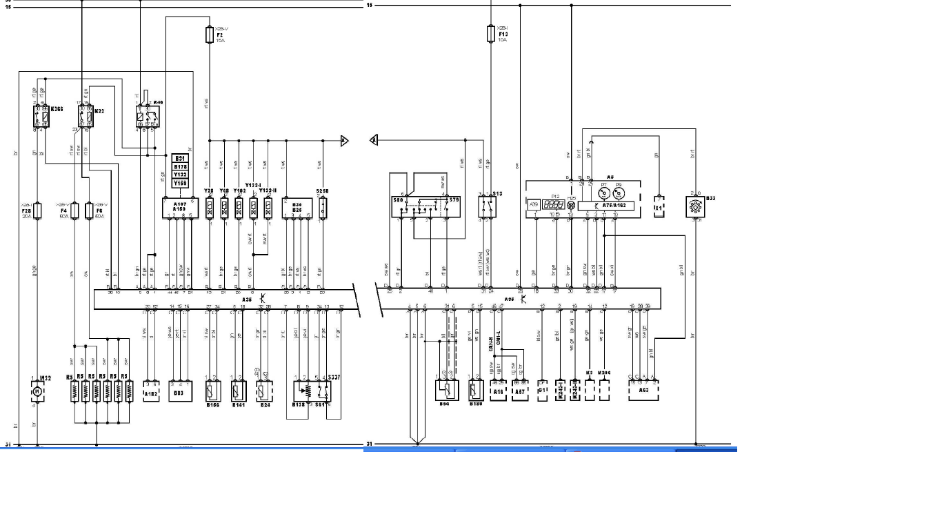 Schema electrique calculateur automobile