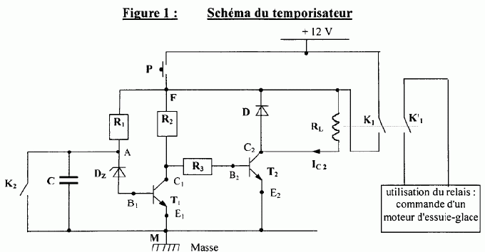 Schema electrique temporisé