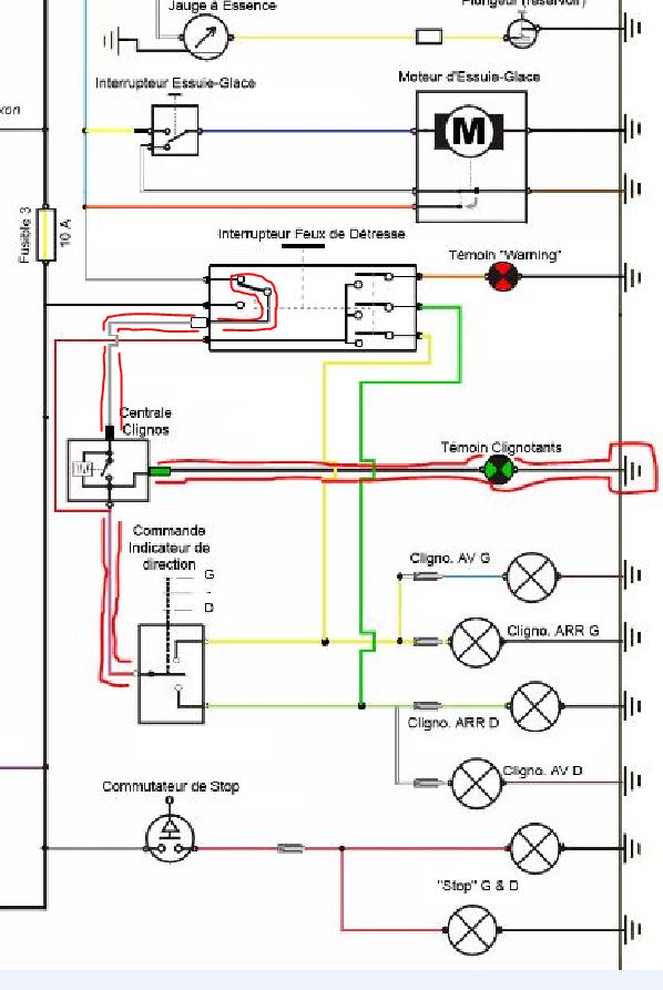 Schema faisceau electrique 2cv azam
