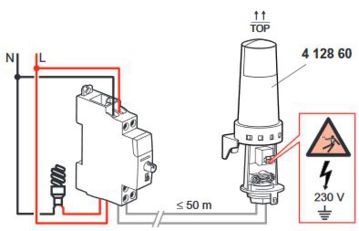 Schéma électrique interrupteur crépusculaire