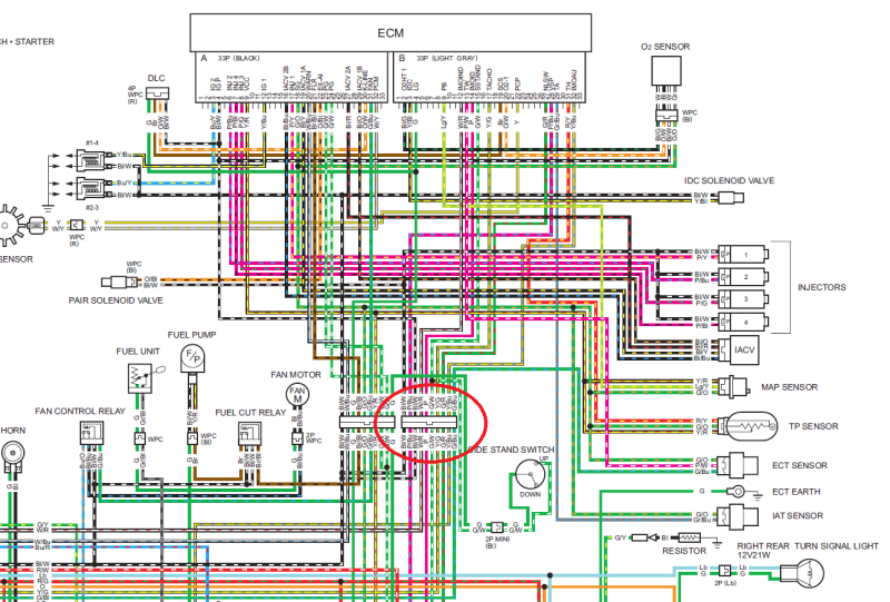 Schéma électrique cbf 1000