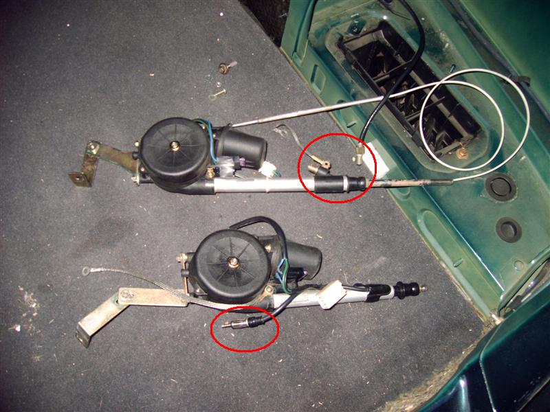 Schema branchement antenne electrique autoradio