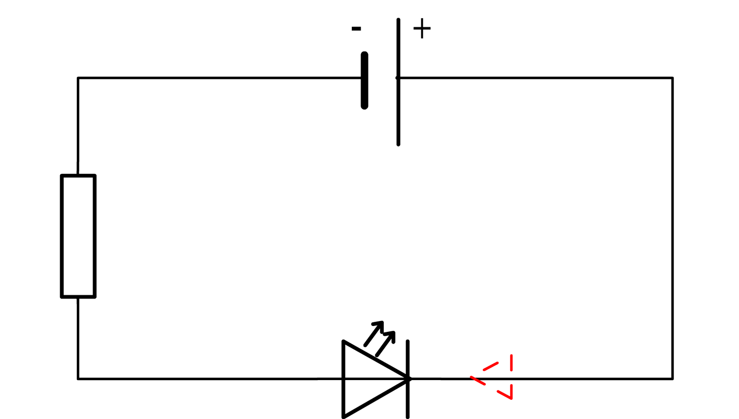 Diode electrique schema