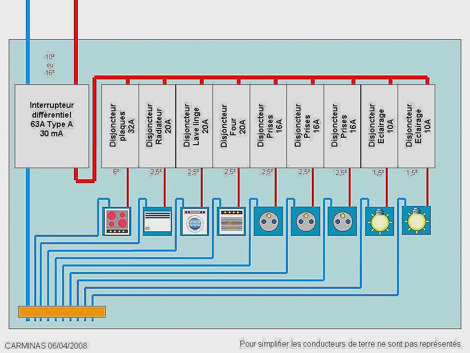 Schema electrique inter differentiel