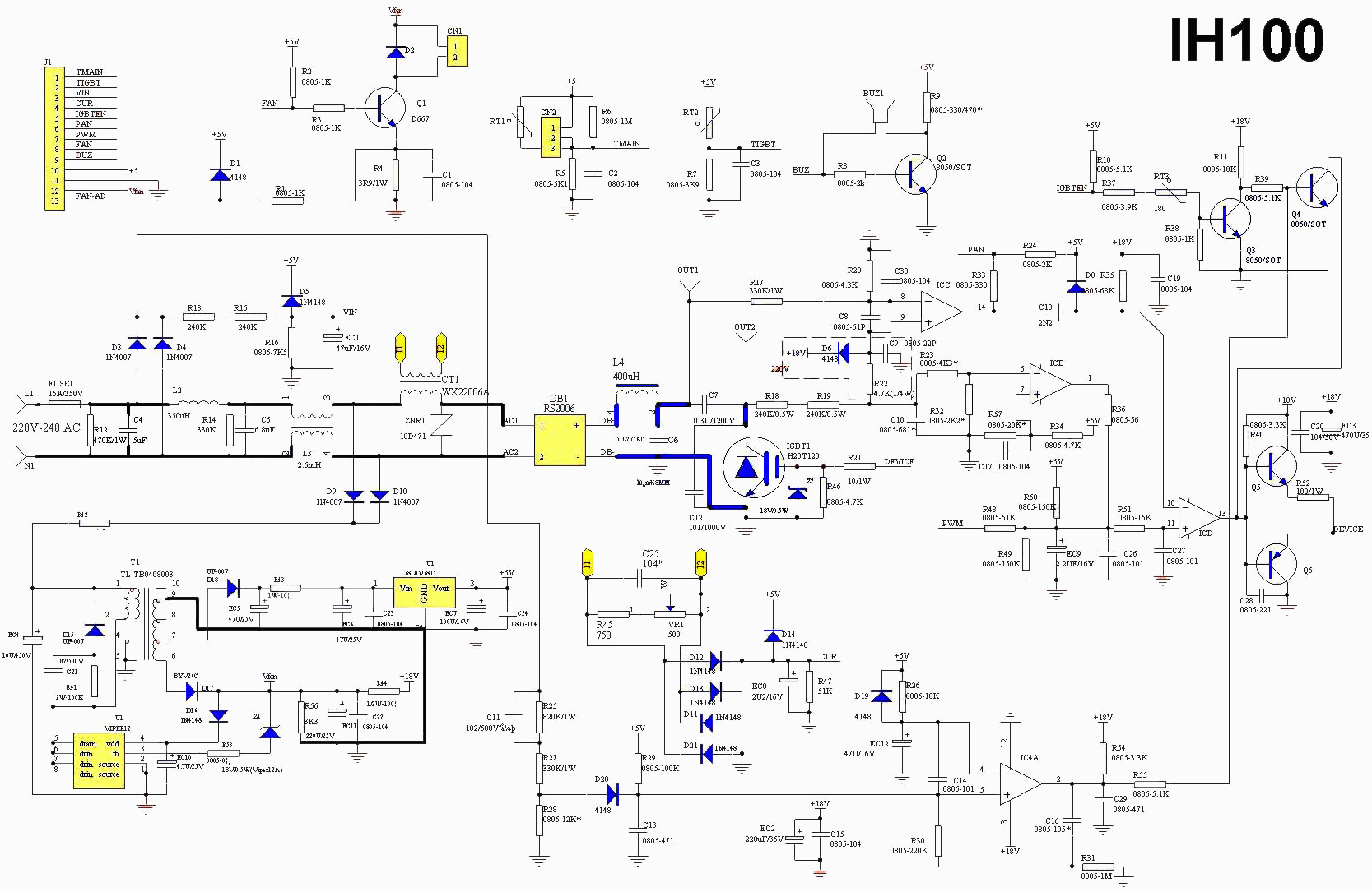 Schema electrique cuisiniere scholtes