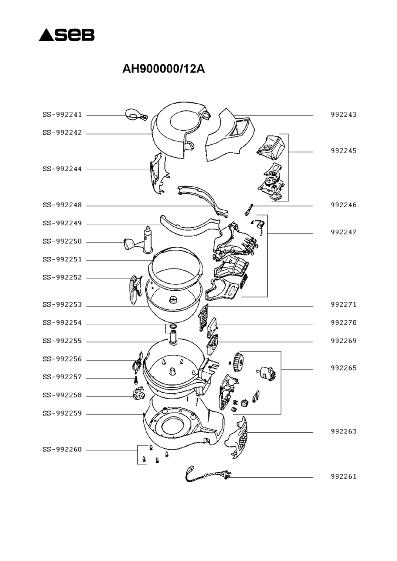 Schema electrique friteuse seb filtra one