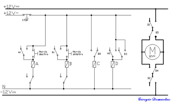 Moteur electrique 12v schema