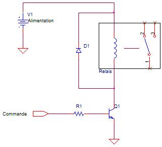 Schema electrique avec relais