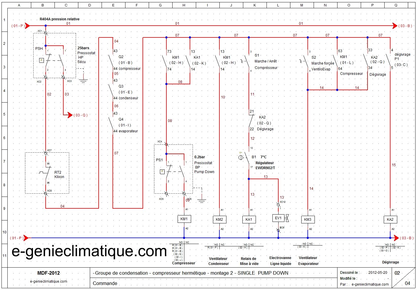 Schema electrique machine a glacon