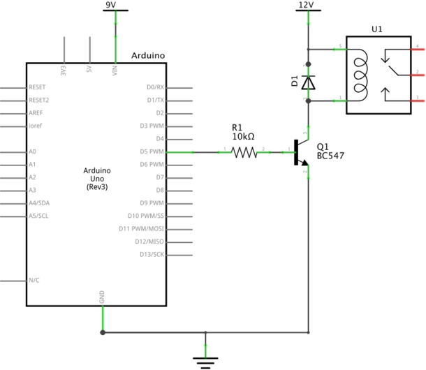 Relai electrique schema