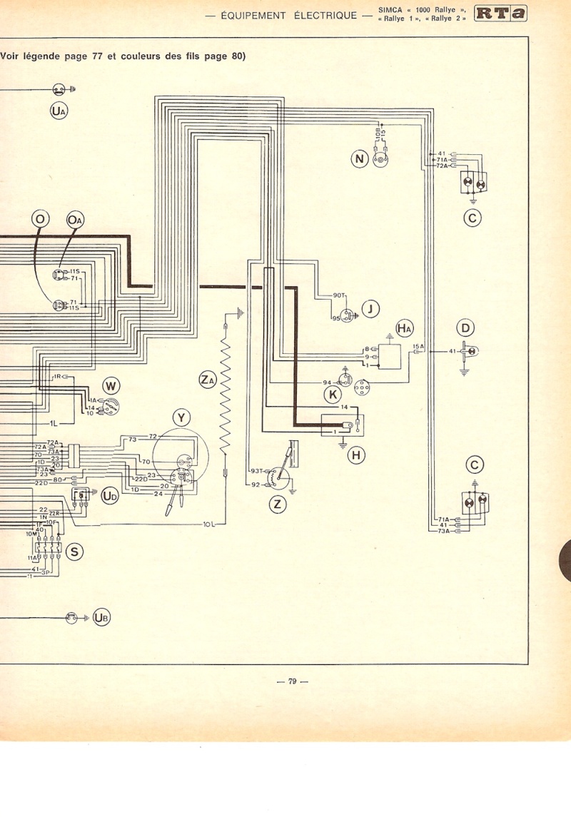Schema electrique simca