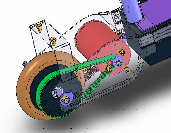 Schéma de la trottinette electrique