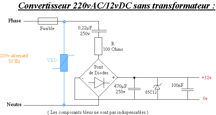 Schéma électrique cox 1200