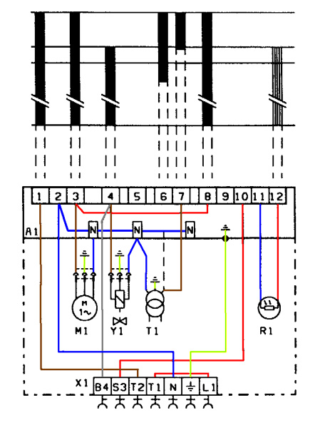 Schema electrique chaudiere fioul chappee
