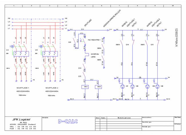 Schéma electrique industriel