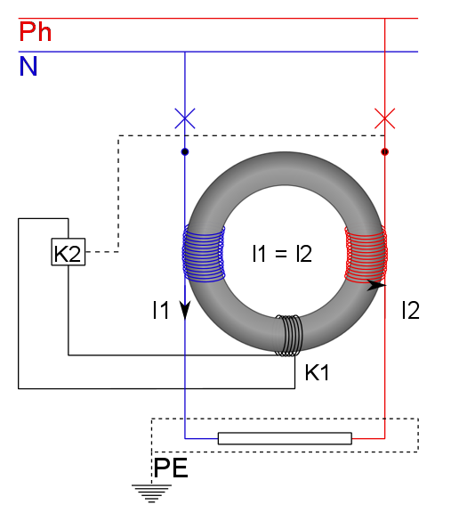Schema electrique interrupteur différentiel