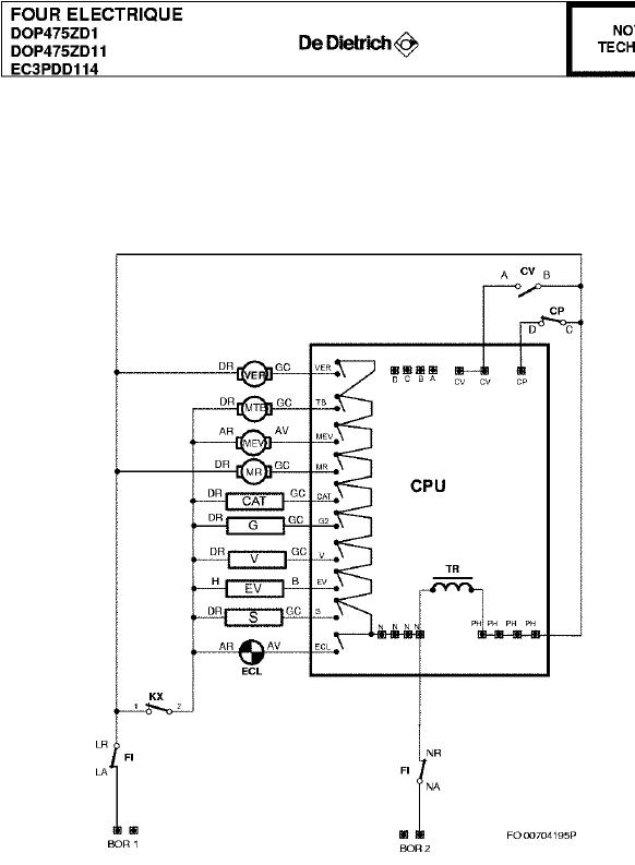 Schema electrique four scholtes fg6