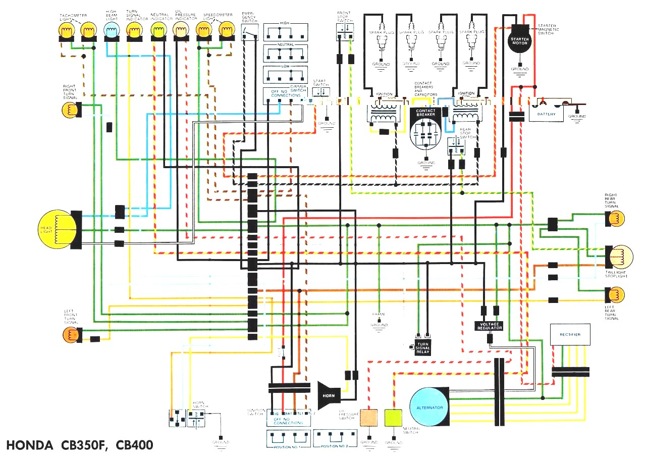 Schema electrique cb 400 n