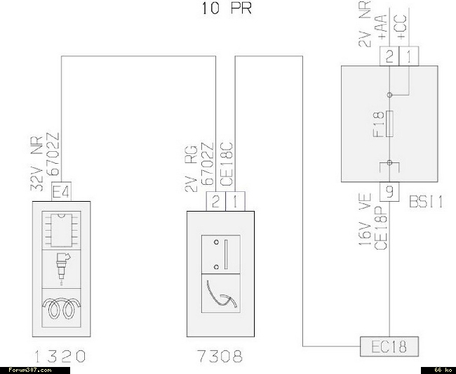 Schema electrique calculateur siemens sid 801