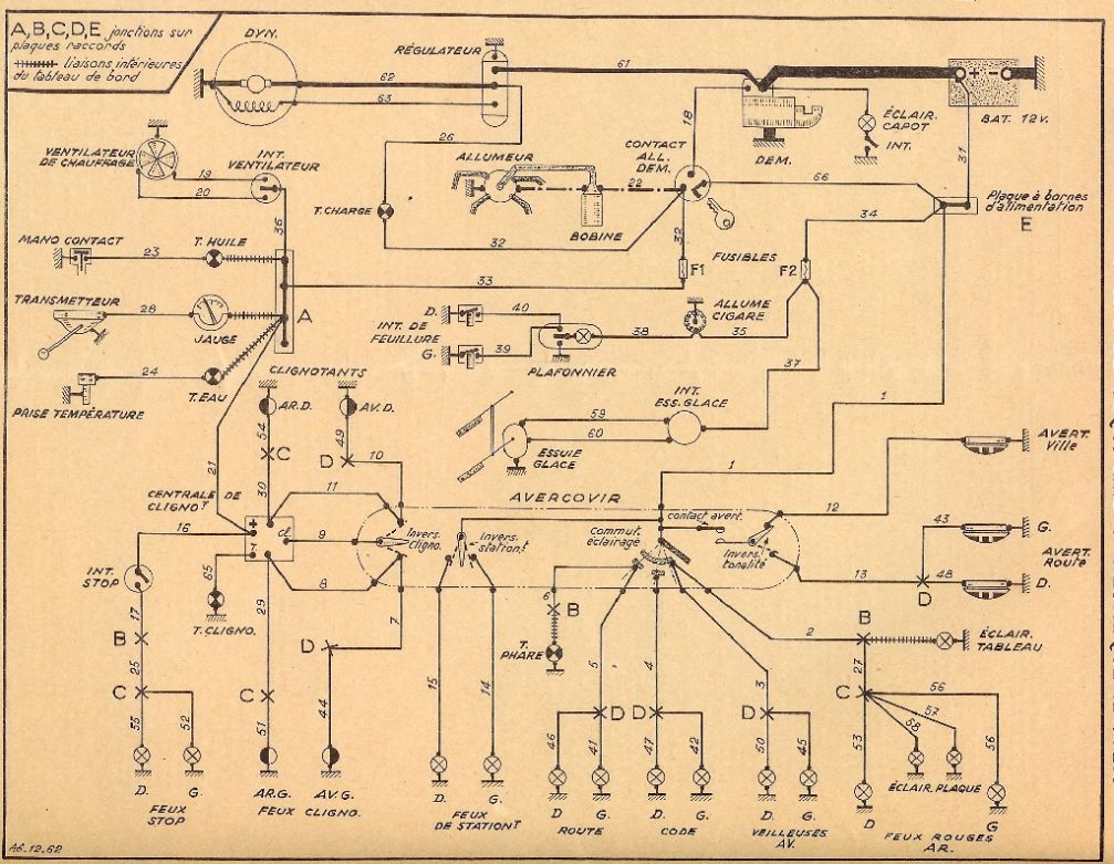 Schema electrique aronde