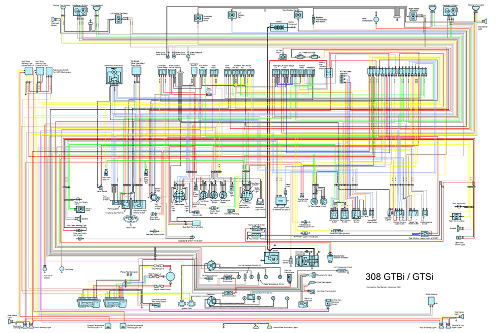 Schema electrique mercedes 308d