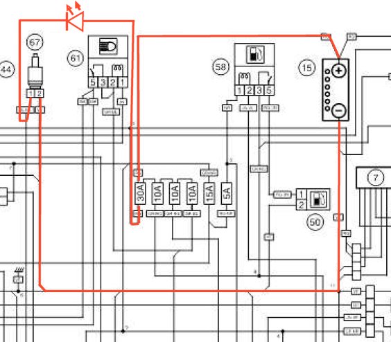 Schema electrique mercedes 508