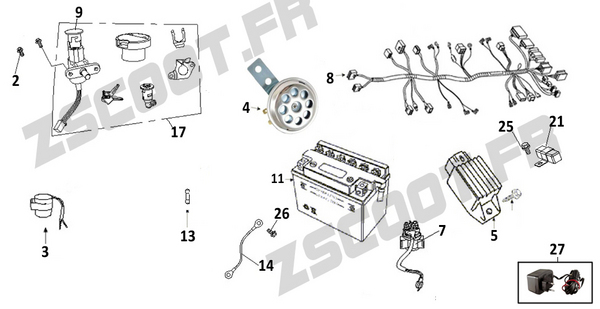 Schema electrique xr6 peugeot