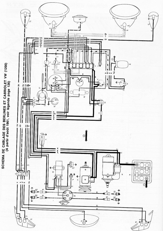 Schema electrique coccinelle 1200