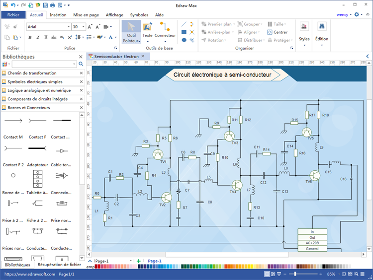 Logiciel pour schema electrique industriel