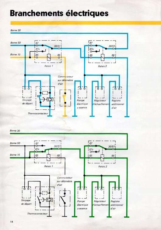 Schema electrique klaxon golf 5
