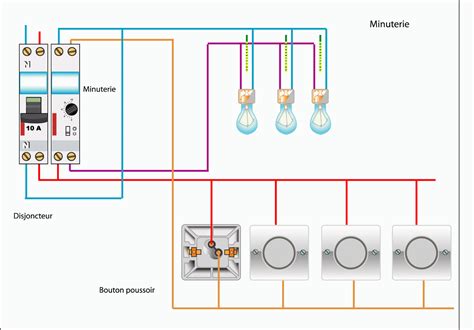 Schema electrique minuterie 4 fils