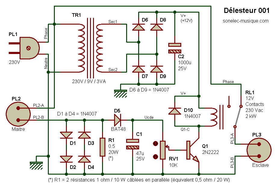 Schéma electrique complexe