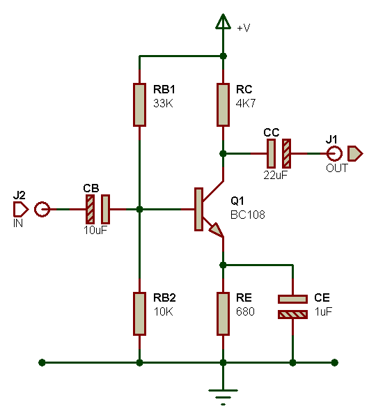 Transistor schéma électrique