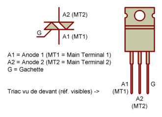 Schéma d'un circuit électrique avec un ohmmètre