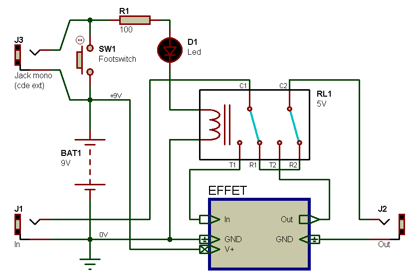 Schema relai electrique