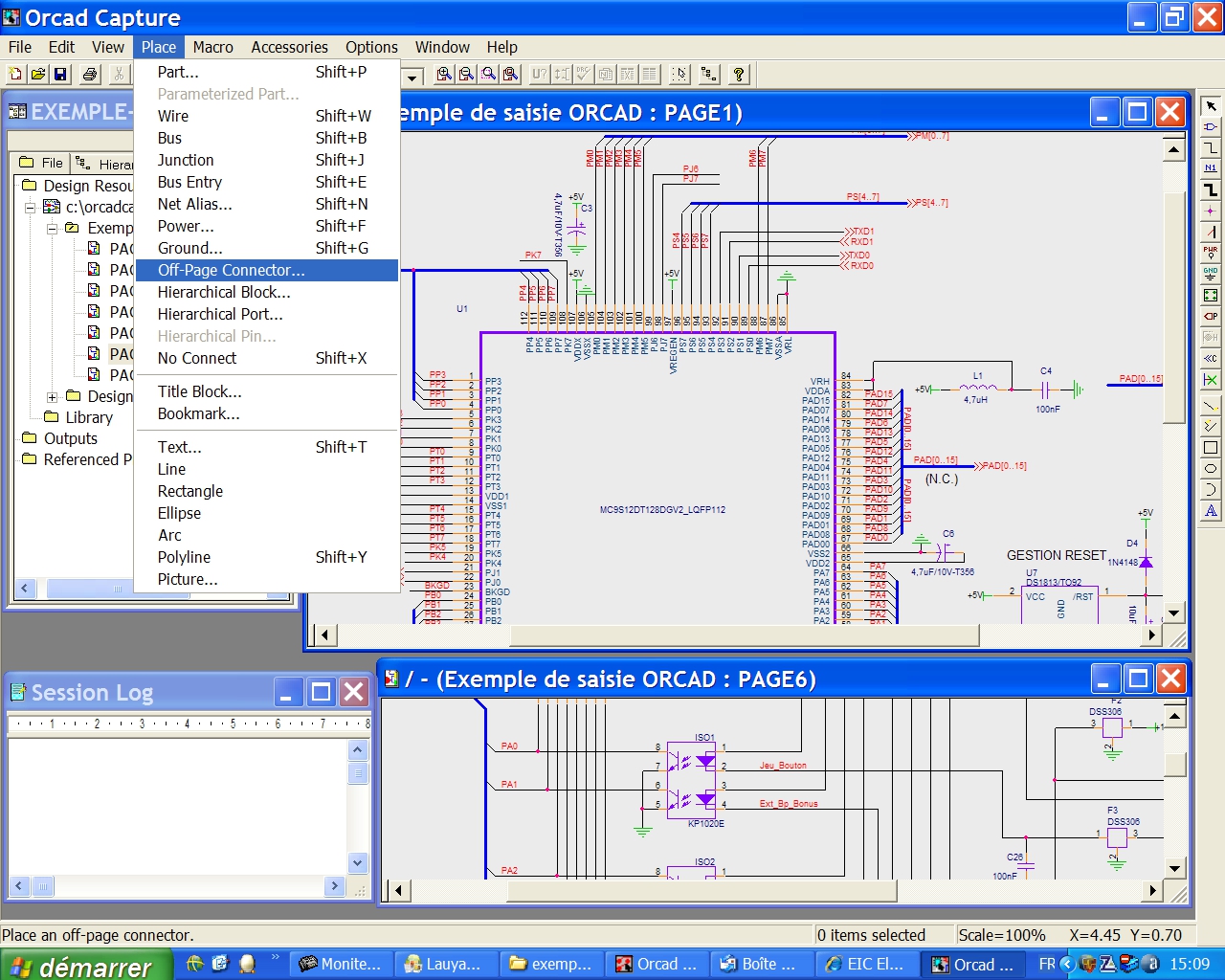 Logiciel saisie schema electrique