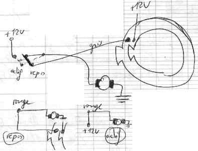 Schema electrique moteur essuis glace