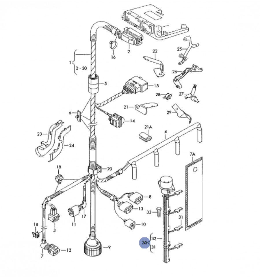 Schema faisceau electrique seat ibiza