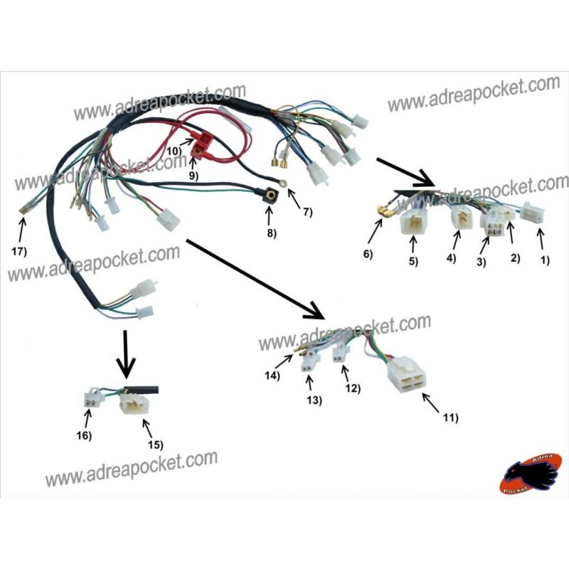Schema electrique quad shineray 250 stxe