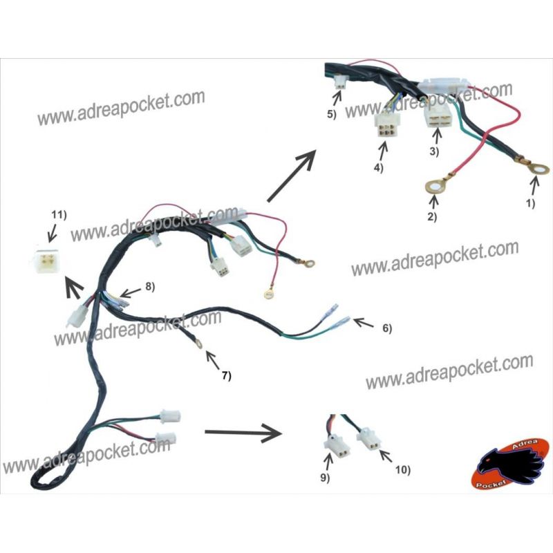 Schema electrique dirt avec demarreur