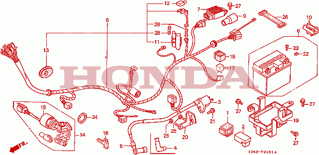 Schema electrique moteur honda