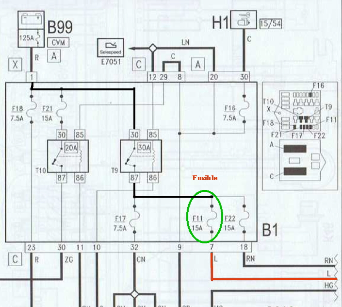 Schema electrique alfa 159 sw