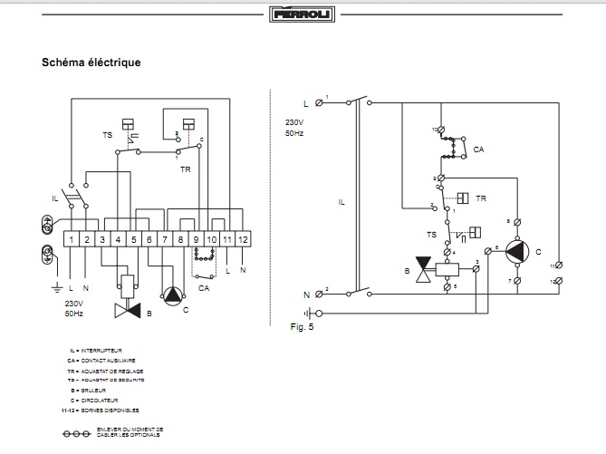 Schema electrique bruleur weishaupt