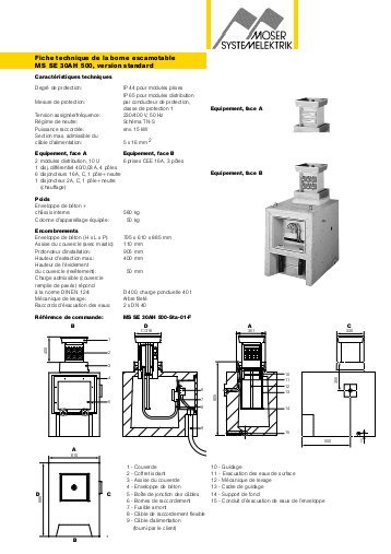 Schema electrique borne escamotable