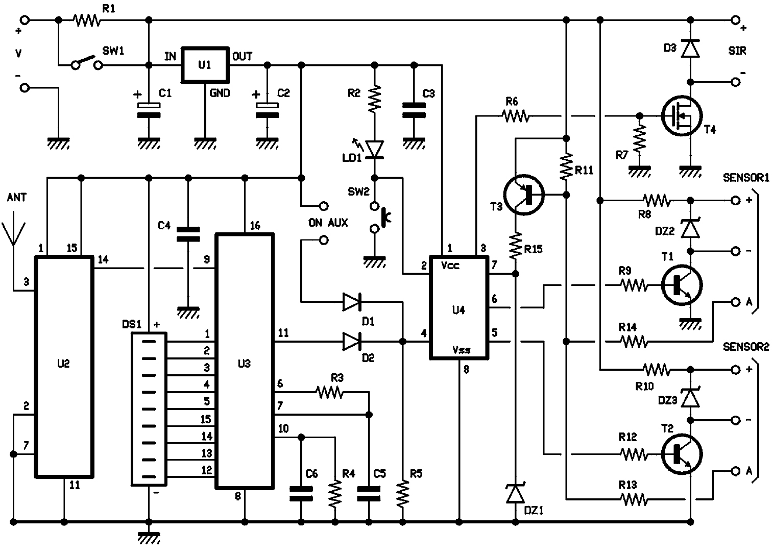 Lire un schema electrique moto