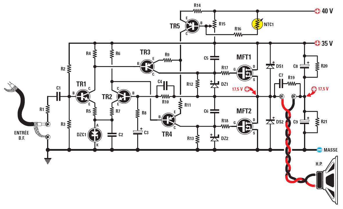 Schema electrique multimetre