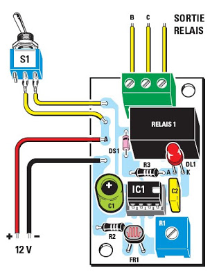 Schema electrique crépusculaire